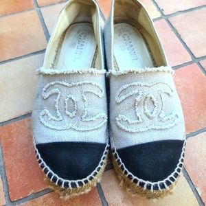 Authentic Chanel Espadrilles size 38